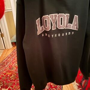 Loyola Baltimore Greyhounds Green Crewneck Sweatshirt